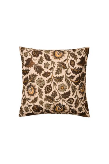 ΚΑΛΥΜΜΑ ΜΑΞΙΛΑΡΙΟΥ ΜΕ ΦΛΟΡΑΛ ΣΧΕΔΙΟ - Μπεζ ανοιχτό του Zara