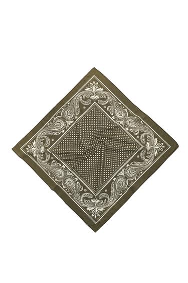 GEOMETRIC PRINT BANDANA - Green by Zara