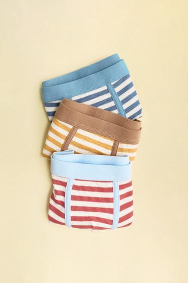 ZARA TIMELESS - LOT DE TROIS BOXERS À RAYURES - Multicolore de Zara - Image 1