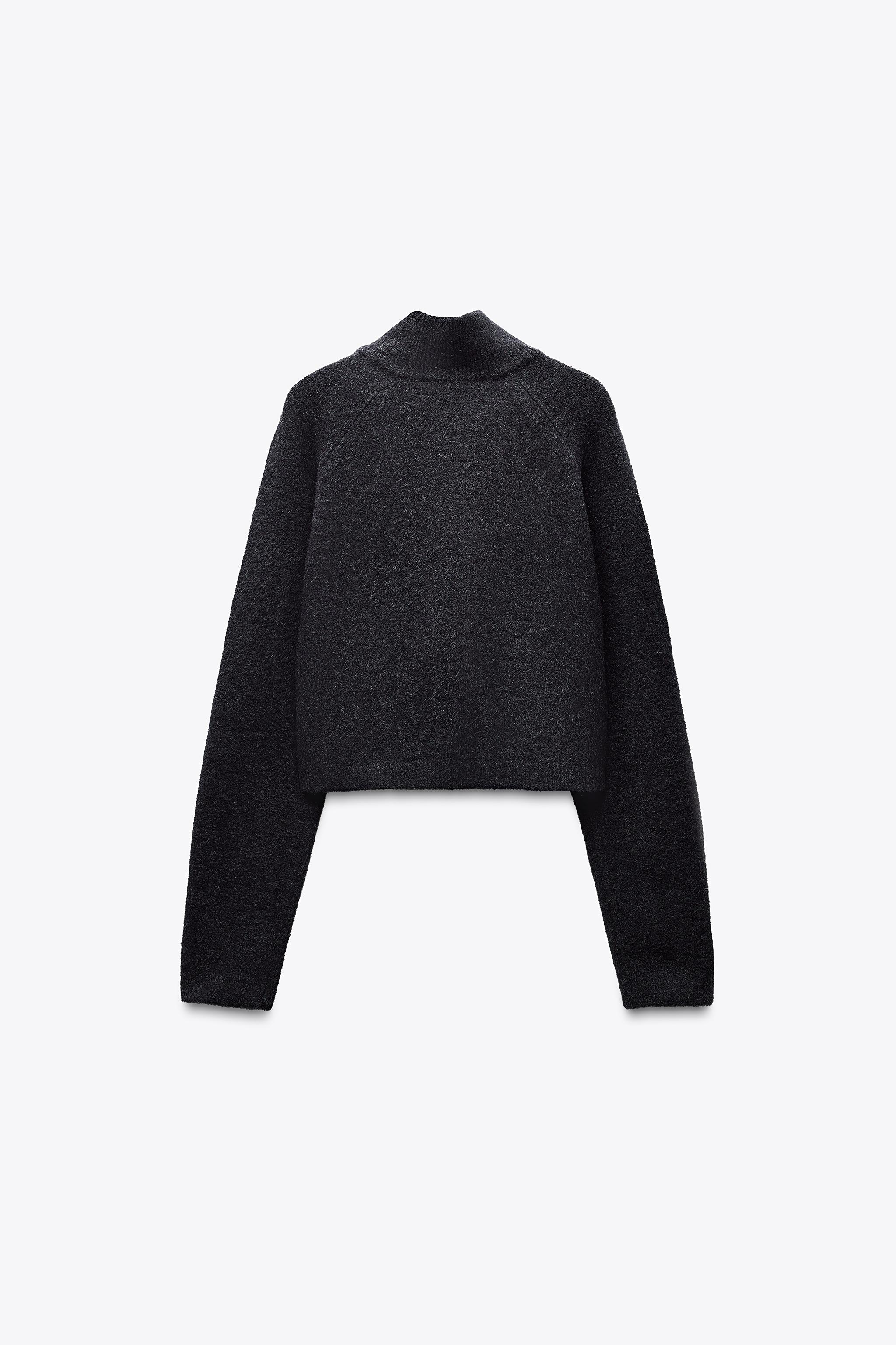 ソフトニット カーディガン - グレーマール | ZARA Japan / 日本