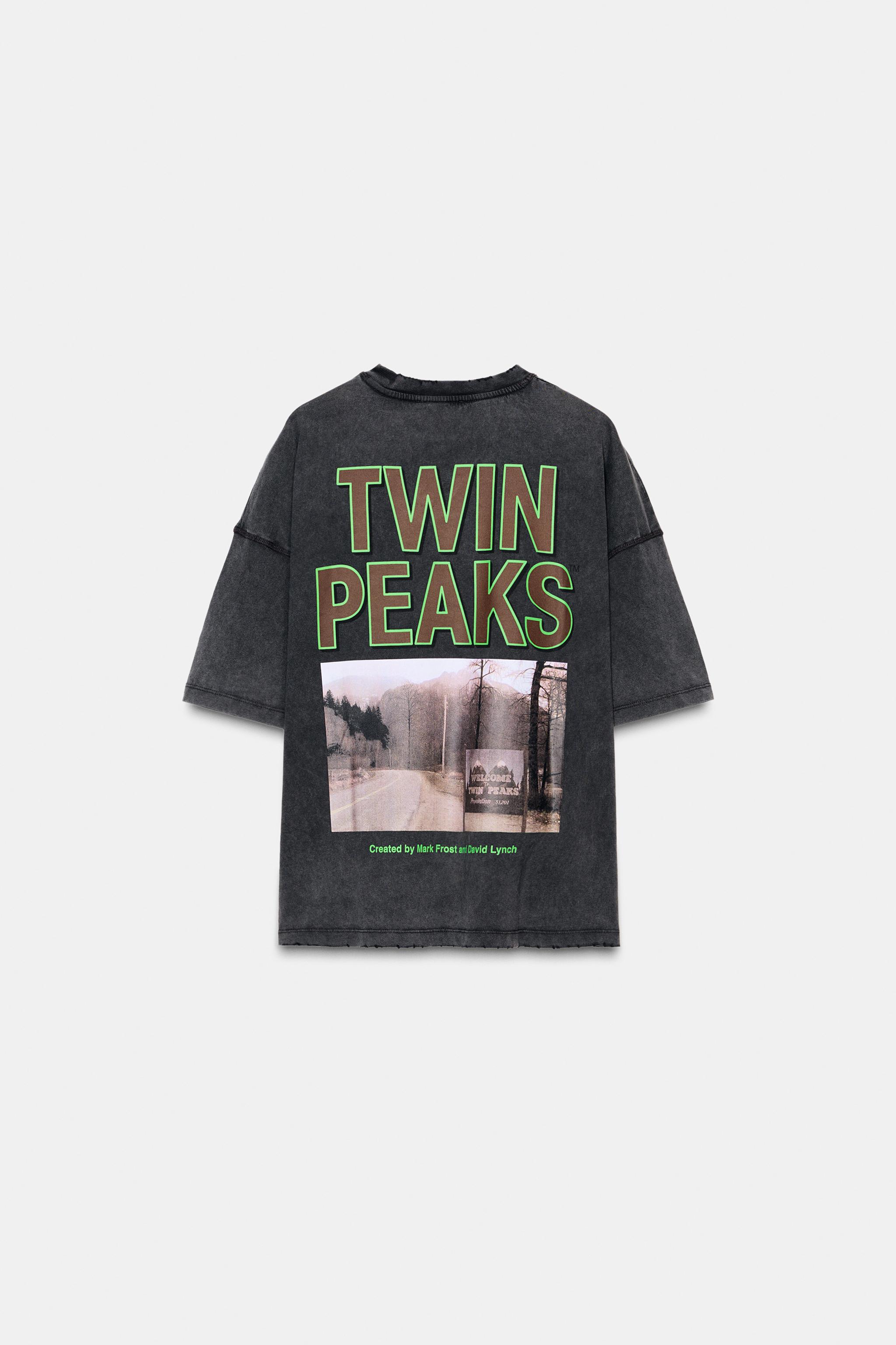 TWIN PEAKS© METALLIC PRINT T-SHIRT