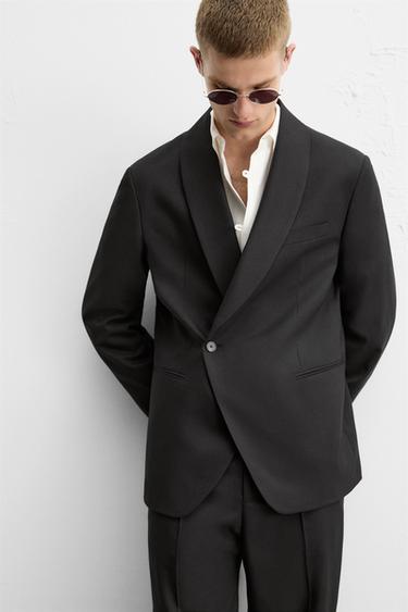 BLAZER CROISÉ COSTUME ÉDITION LIMITÉE - Noir de Zara - Image 5