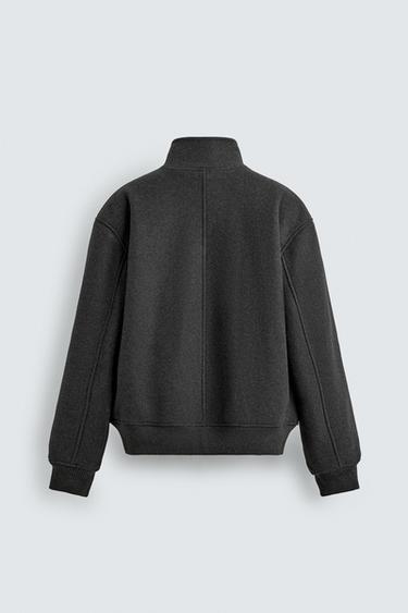 COMBINED BOMBER JACKET - Anthracite Grey by Zara - Image 7