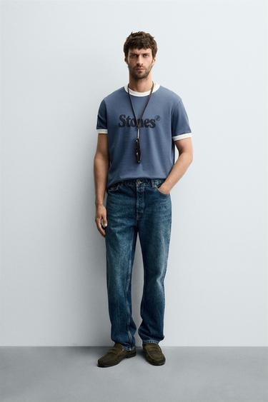 THE ROLLING STONES ® T-SHIRT - Mid-blue by Zara - Image 0