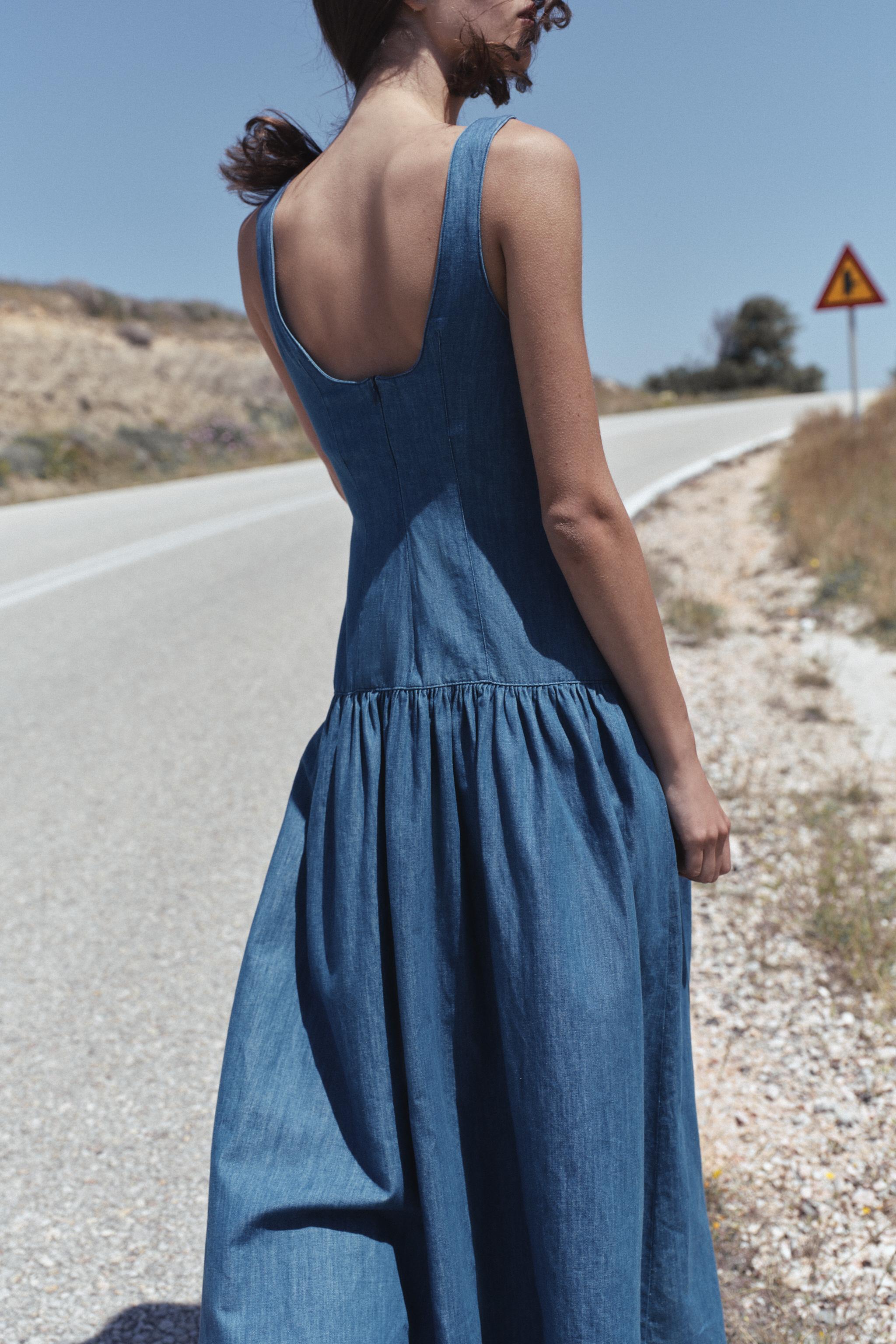 MIDI CAPE SKIRT DRESS