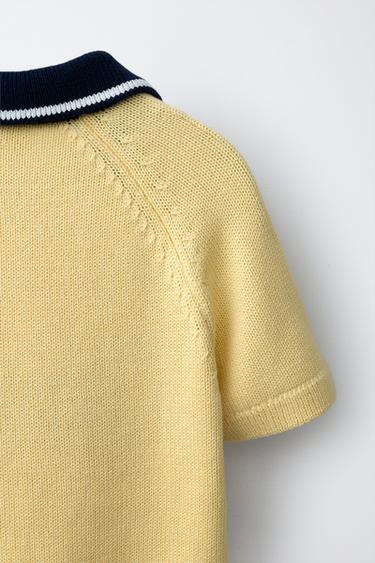 PENN © KNIT POLO SHIRT - Lemon by Zara - Image 3