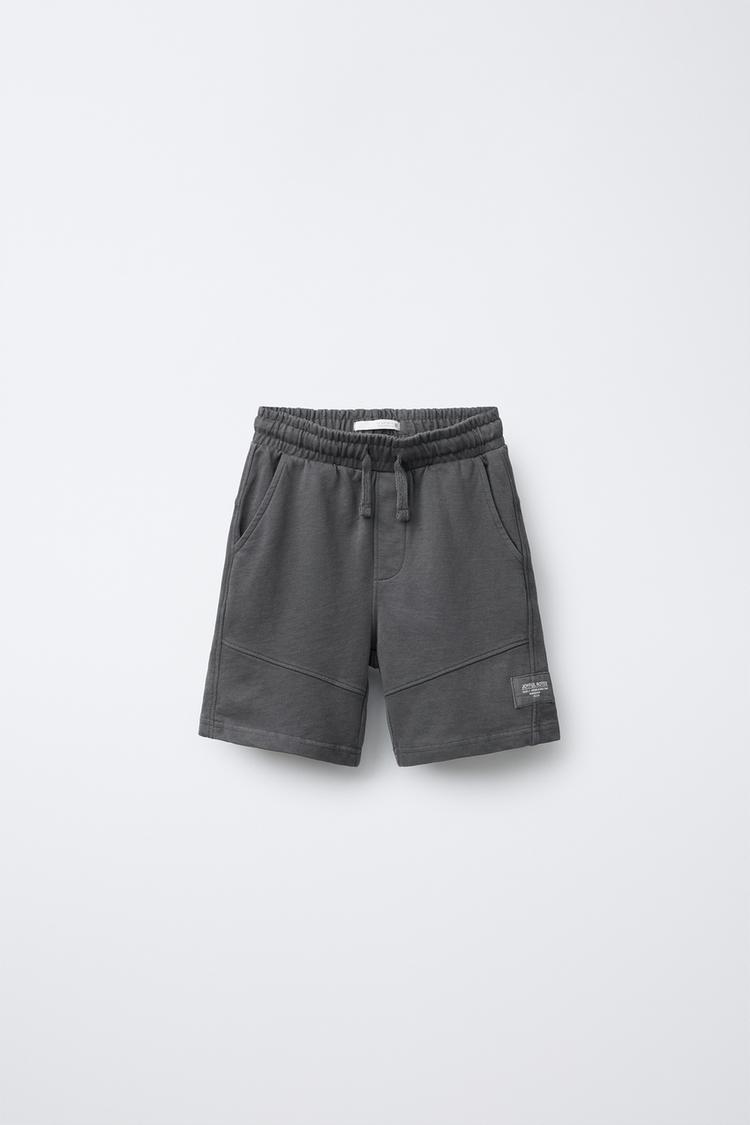 STRAIGHT FIT GARMENT DYE SHORTS
