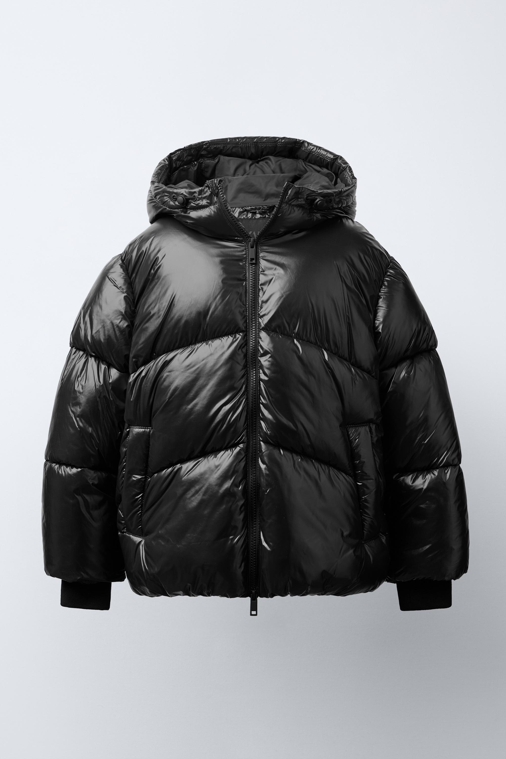 HOODED WATER REPELLENT PUFFER COAT