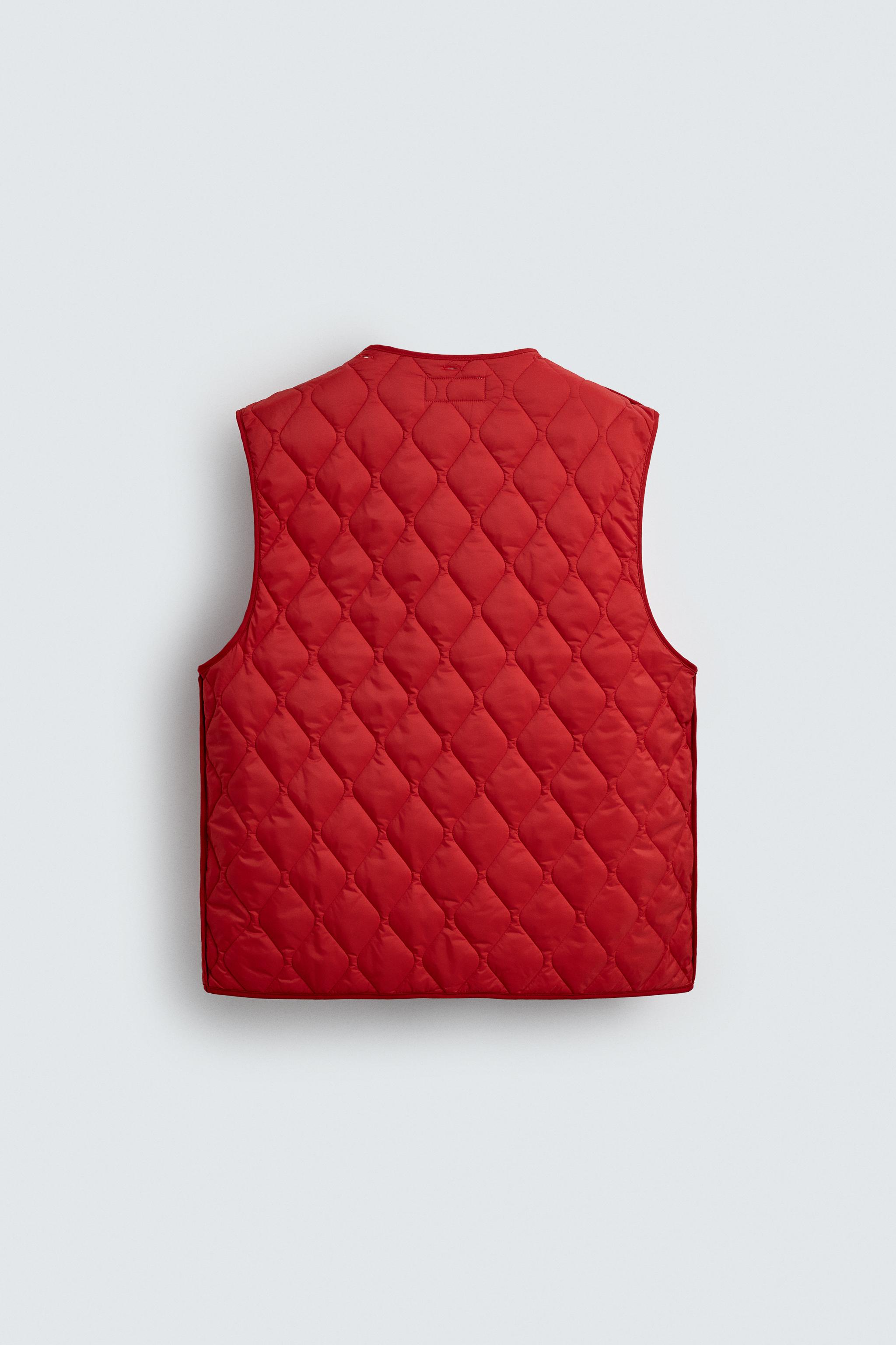 取り外し可能な撥水加工パーカ - レッド | ZARA Japan / 日本