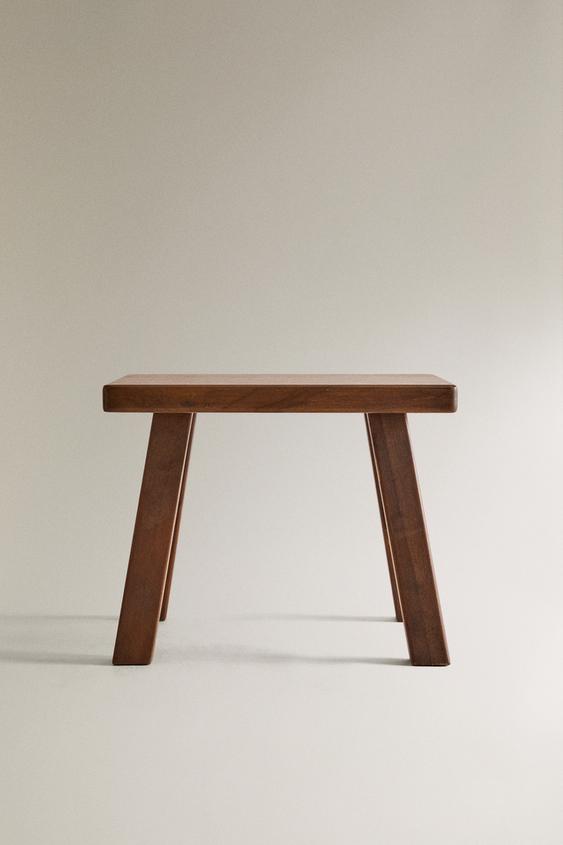 PETIT TABOURET EN BOIS - Marron de Zara - Image 0