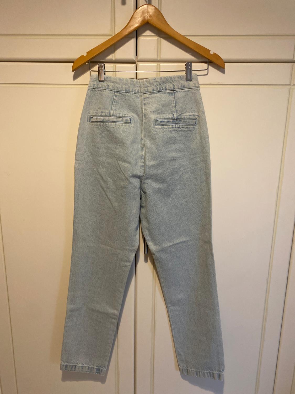 STRAIGHT FIT TROUSERS WITH GOLDEN BUTTONS - Image 4