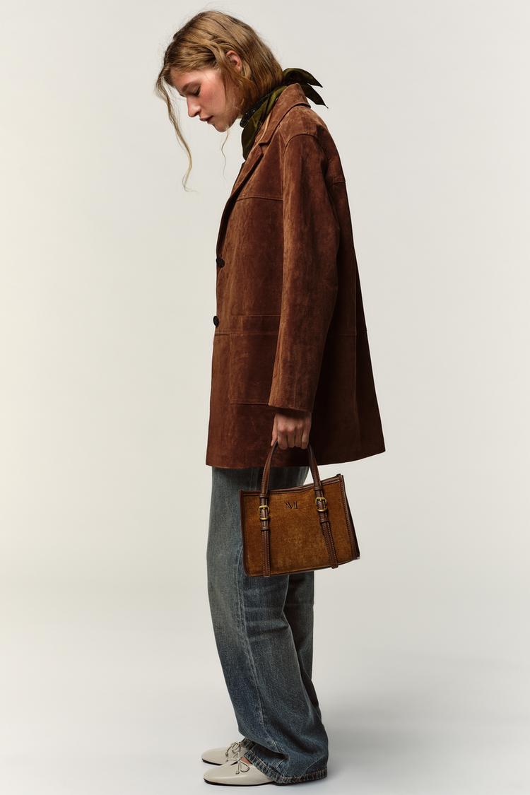 MINI KABELKA SHOPPER - Hnědá od Zara