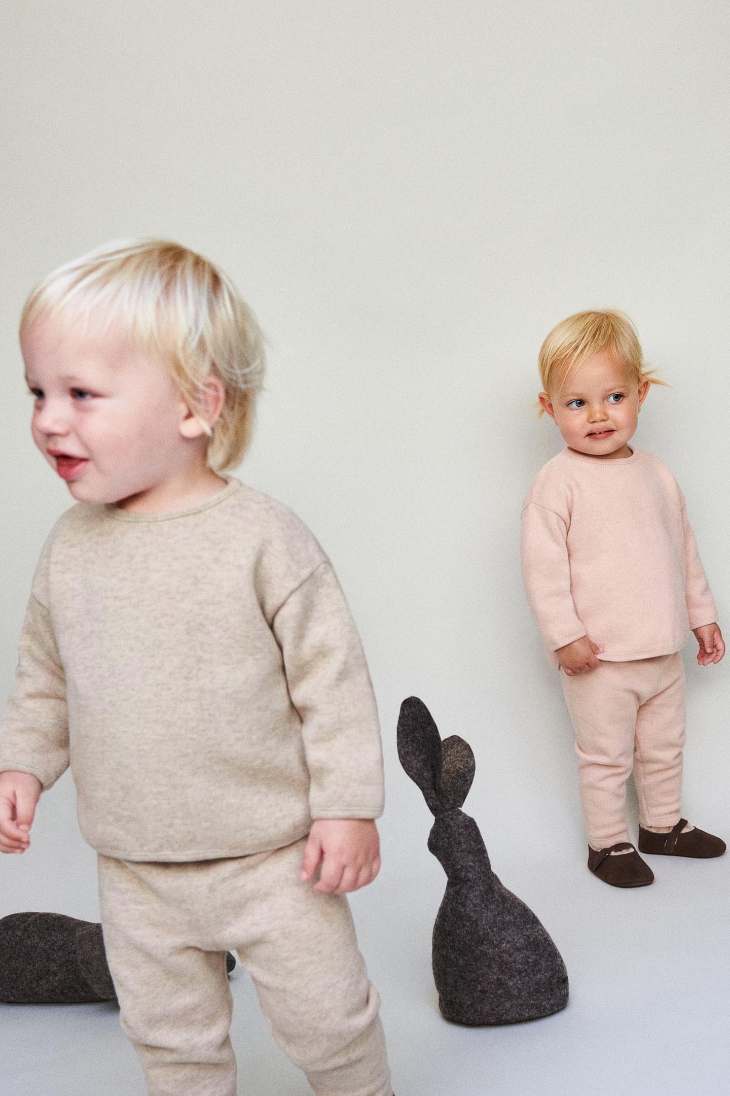 Детская футболка Zara Soft Touch Plain, цвет: Бежевый