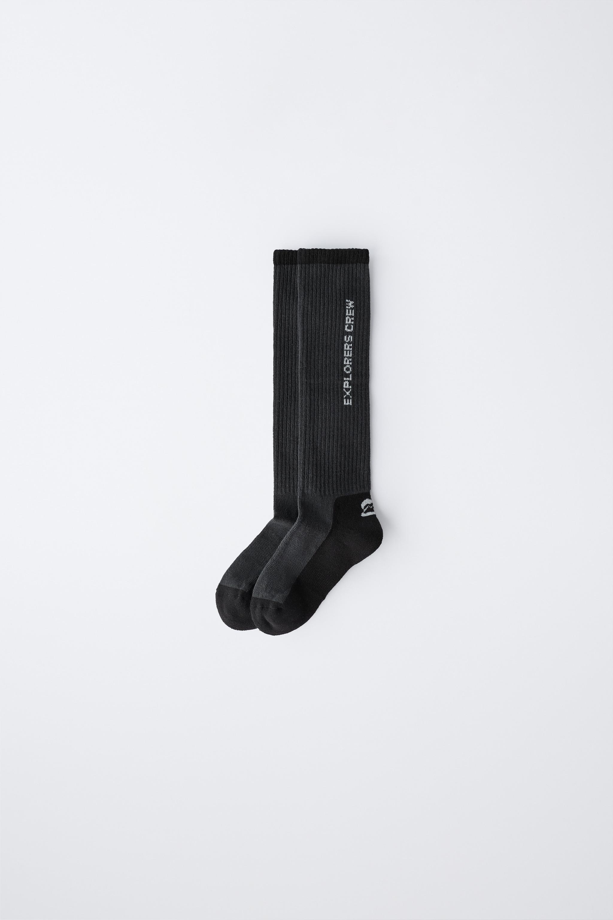 THERMAL LONG SOCKS WITH TEXT