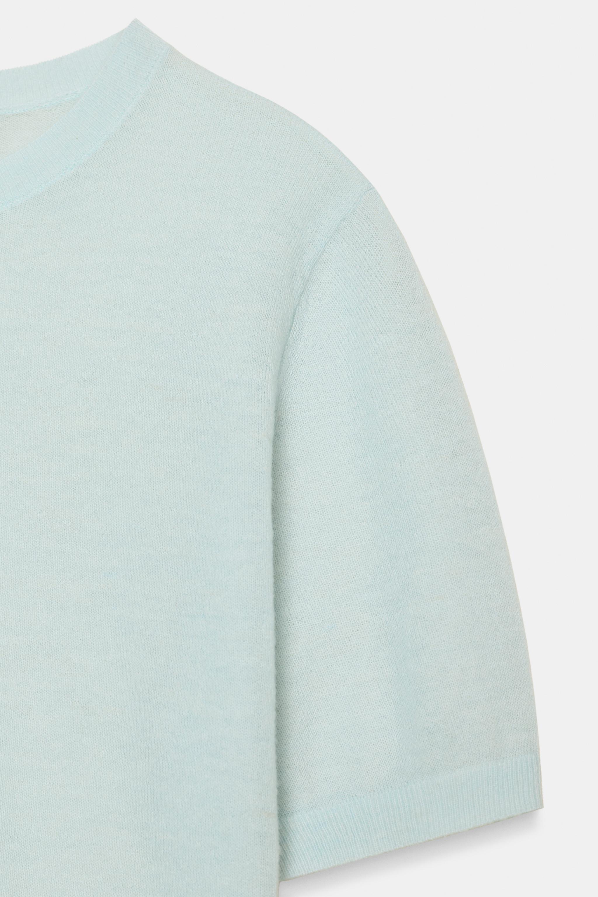 WOOL SHORT SLEEVE JUMPER