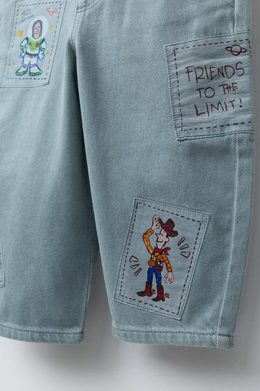 SALOPETTE EN SERGÉ À PIÈCES TOY STORY © DISNEY PIXAR - Bleu clair de Zara - Image 3