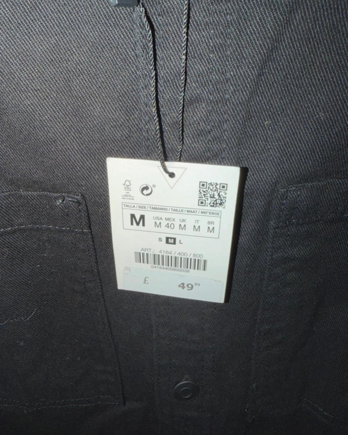 OVERSHIRT WITH SLOGAN PRINT - Image 2