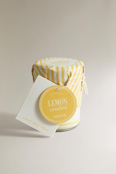 (130 G) BOUGIE PARFUMÉE LEMON CANDIED - Jaune citron de Zara - Image 3