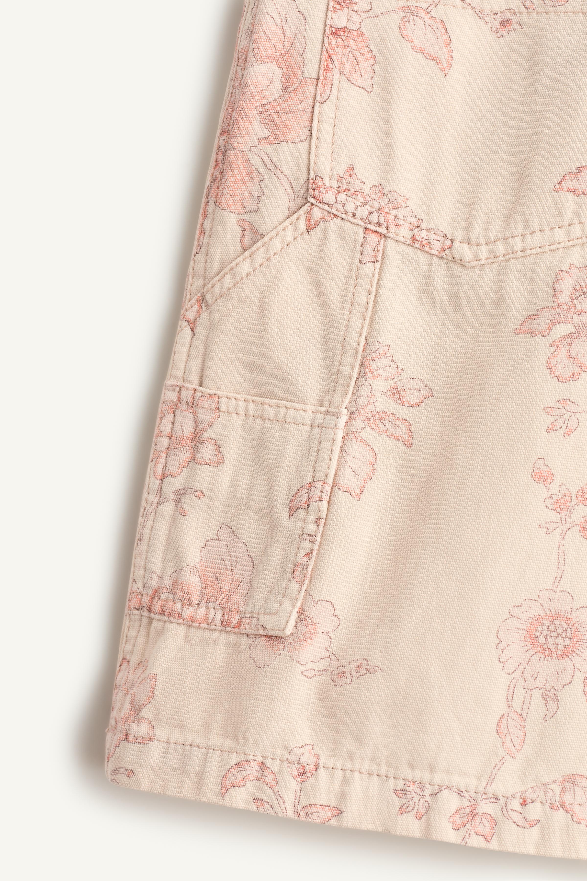 Детские шорты Zara FLRS SHRT — фото 8