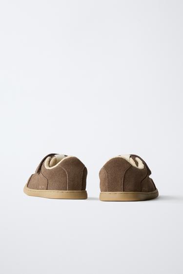 LEATHER BAREFOOT PLIMSOLLS - Chocolate by Zara - Image 6