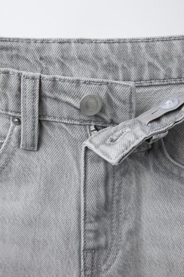 STAR WIDE-LEG JEANS - Grey by Zara - Image 2