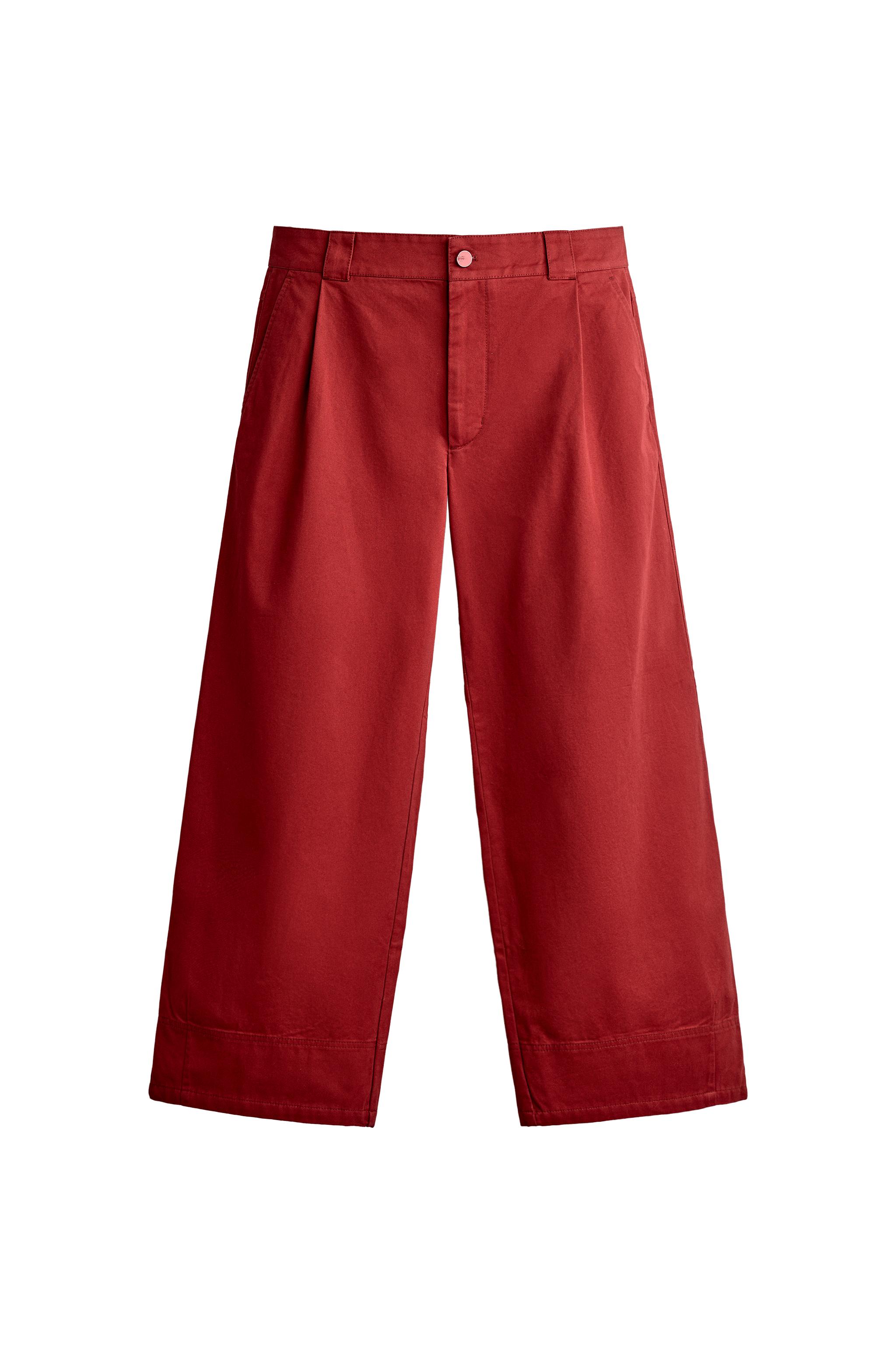 PANTALÓN WIDE FIT PLIEGUES