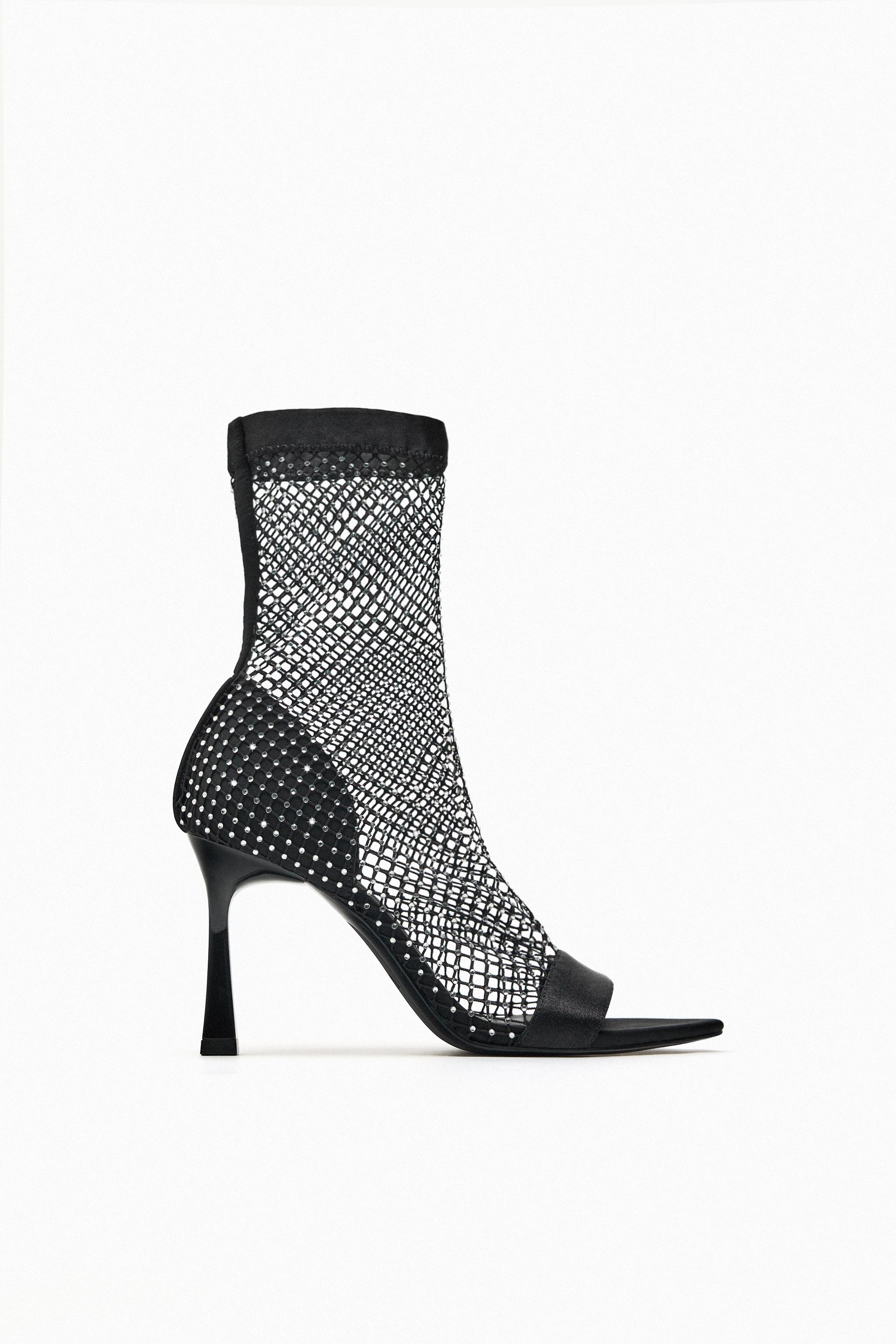 Zara clearance mesh boots