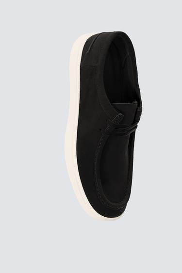 CASUAL LEATHER SHOES - Black by Zara - Image 3