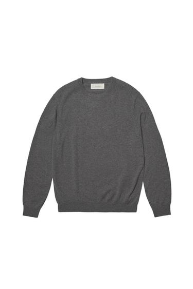 100% CASHMERE SWEATER - Grey marl by Zara