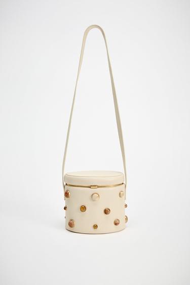 حقيبة كروس بودي صلبة - خَام الخاص بـ Zara