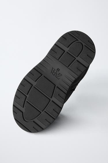 QUILTED NYLON WATER-REPELLENT BOOTS - Black by Zara - Image 7