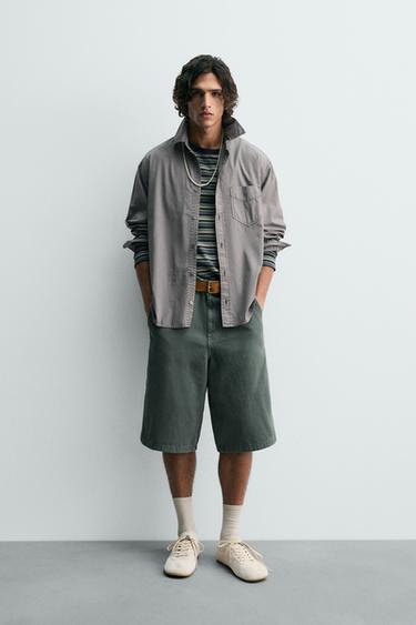 CAMISA RELAXED FIT LIMITED EDITION - Gris de Zara - Imagen 0