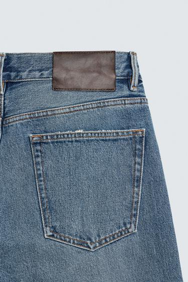 STRAIGHT-LEG JEANS - Mid-blue by Zara - Image 10