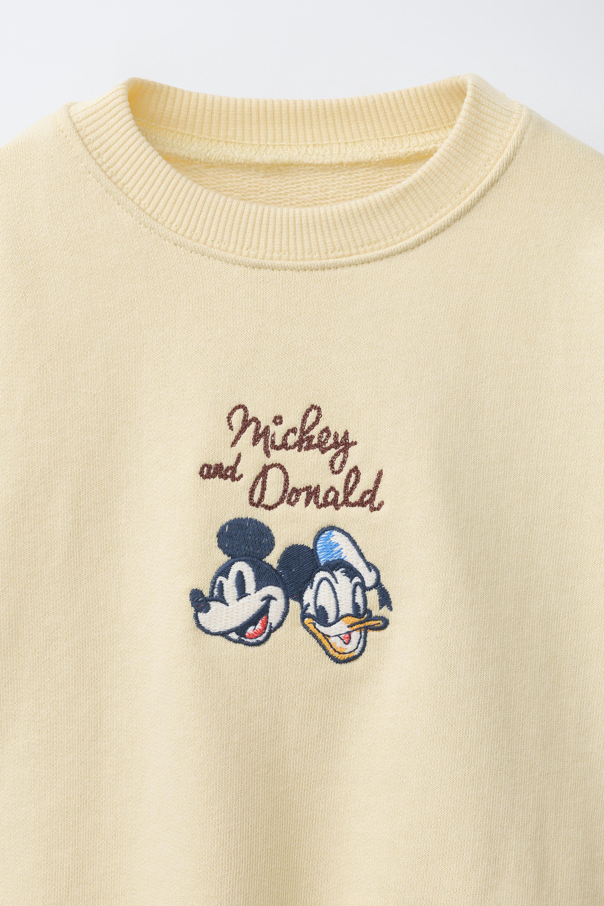 MICKEY MOUSE © DISNEY NAKIŞLI SWEATSHIRT - Tereyağı | ZARA Türkiye