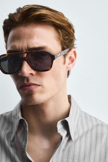 LUNETTES DE SOLEIL OVALES - Bleu de Zara - Image 1