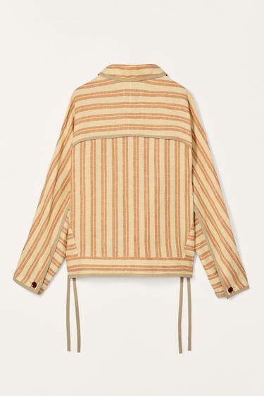 STRIPED LINEN JACKET - LIMITED EDITION - 089 by Zara - Image 6