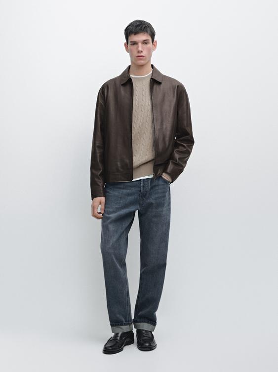Nappa sheepskin jacket