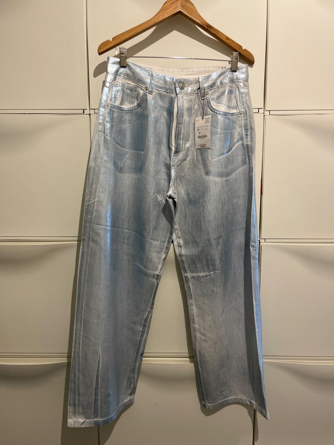 ΤΖΙΝ TRF BAGGY BALLOON FOIL ΜΕ ΜΕΣΑΙΑ ΜΕΣΗ