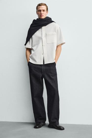 SURCHEMISE CONFORT SANS REPASSAGE - Blanc cassé de Zara - Image 4