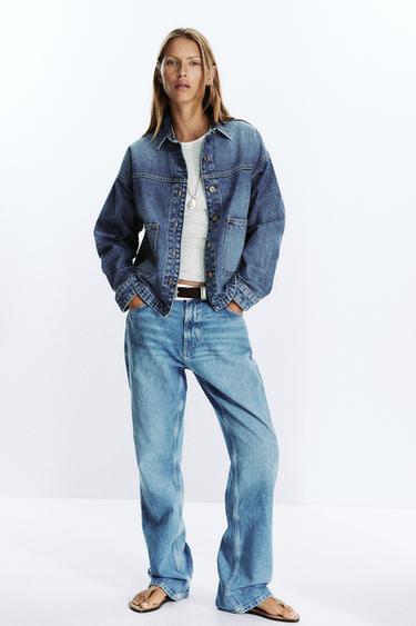 VESTE EN JEAN Z1975 - Bleu moyen de Zara