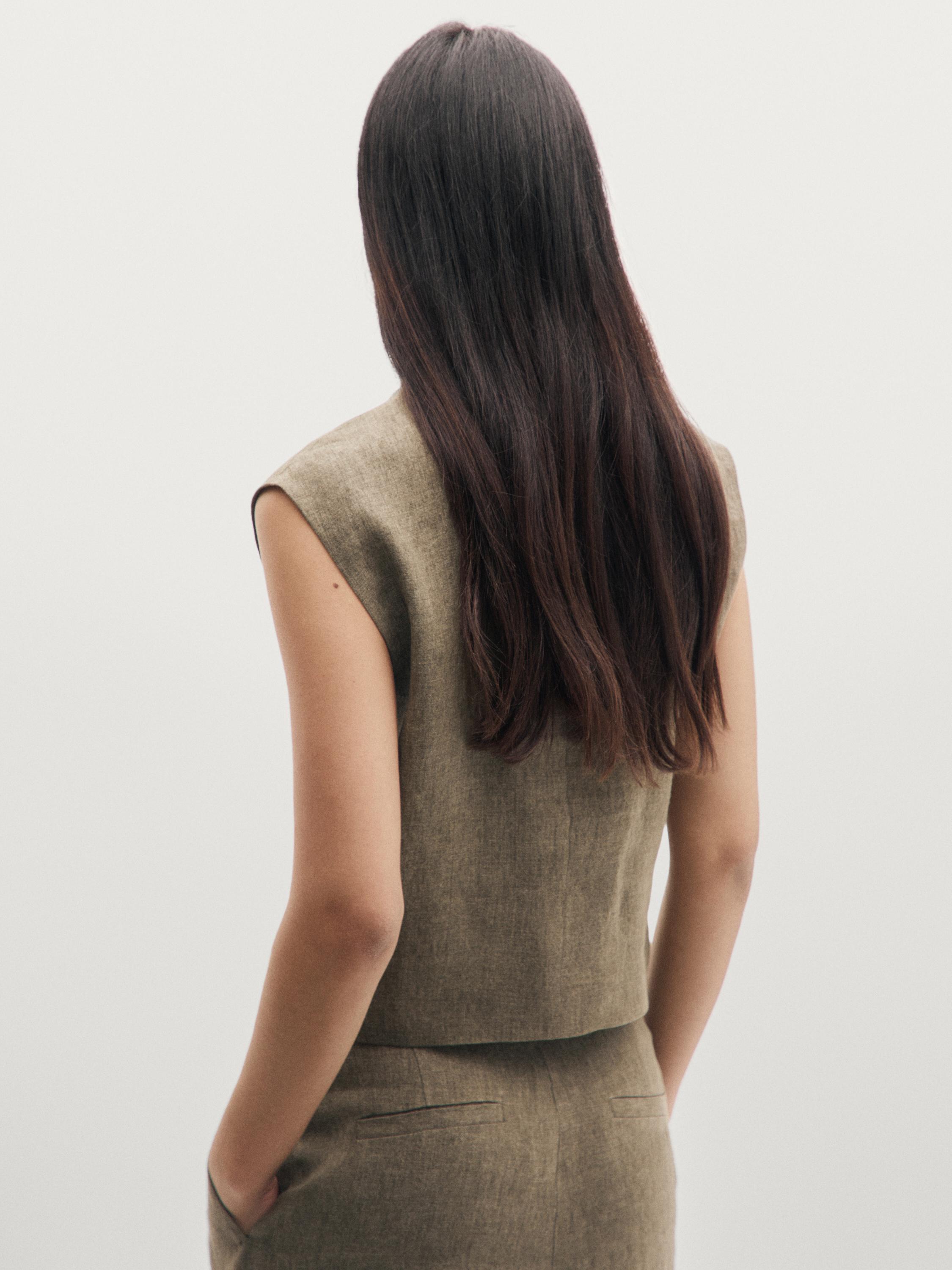 Linen waistcoat