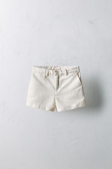 2-5 AÑOS/ BERMUDA CON LINO LIMITED EDITION - Crudo de Zara