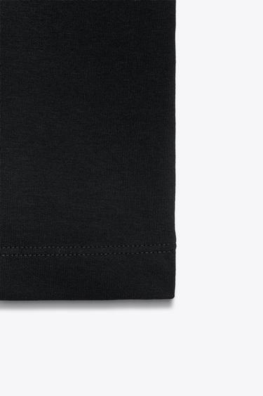GATHERED MIDI DRESS - Black by Zara - Image 8