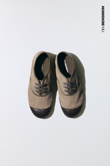 CORDUROY SNEAKERS BENSIMON ® X ZARA - Beige by Zara