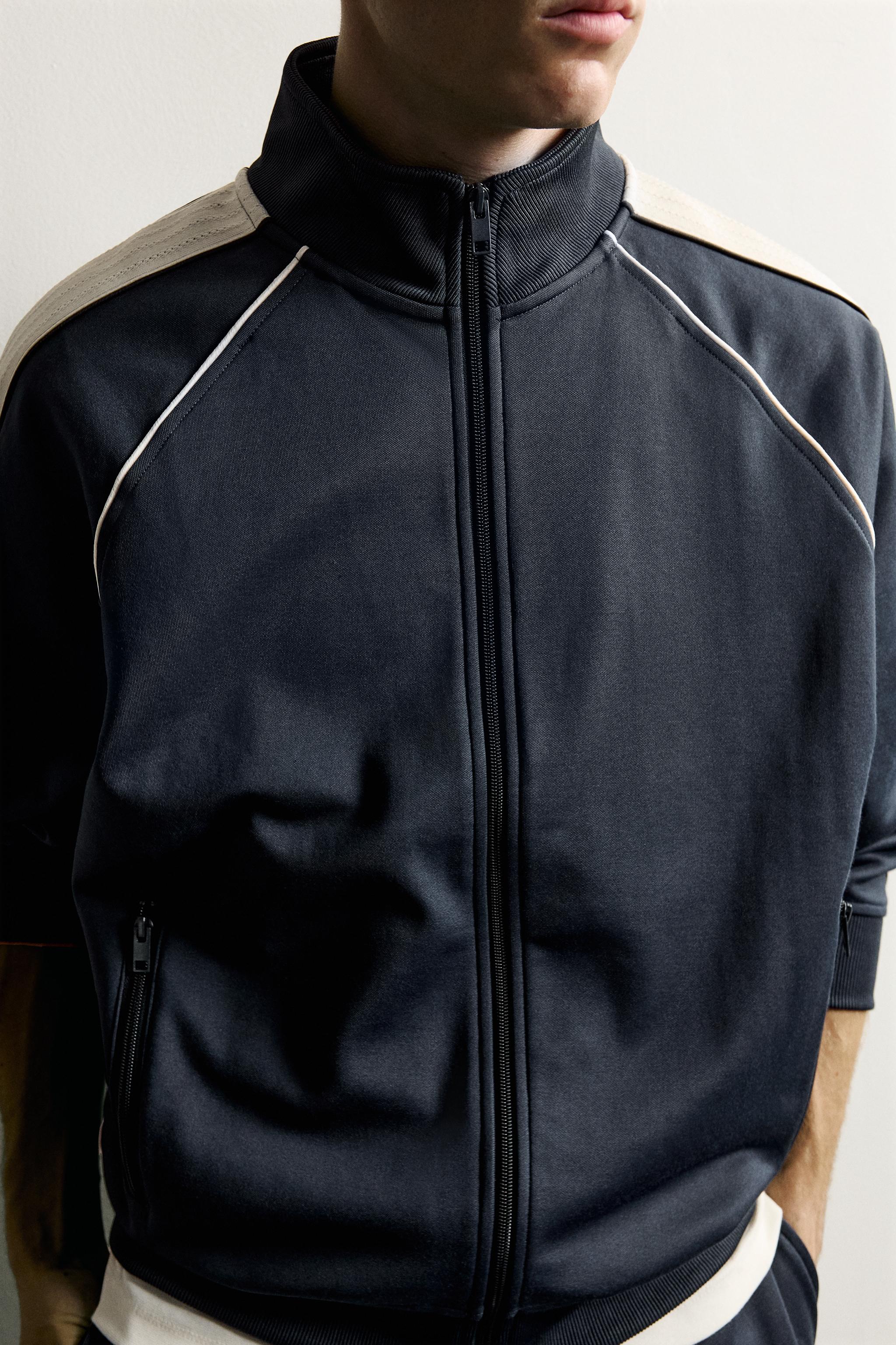 RETRO CONTRAST TRACK JACKET