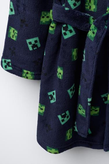 AGES 3-14 / MINECRAFT © MOJANG AB. ™ FLEECE ROBE - Blue by Zara - Image 3