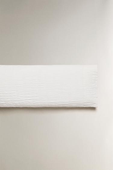 TEXTURED COTTON PILLOWCASE - White by Zara - Image 4