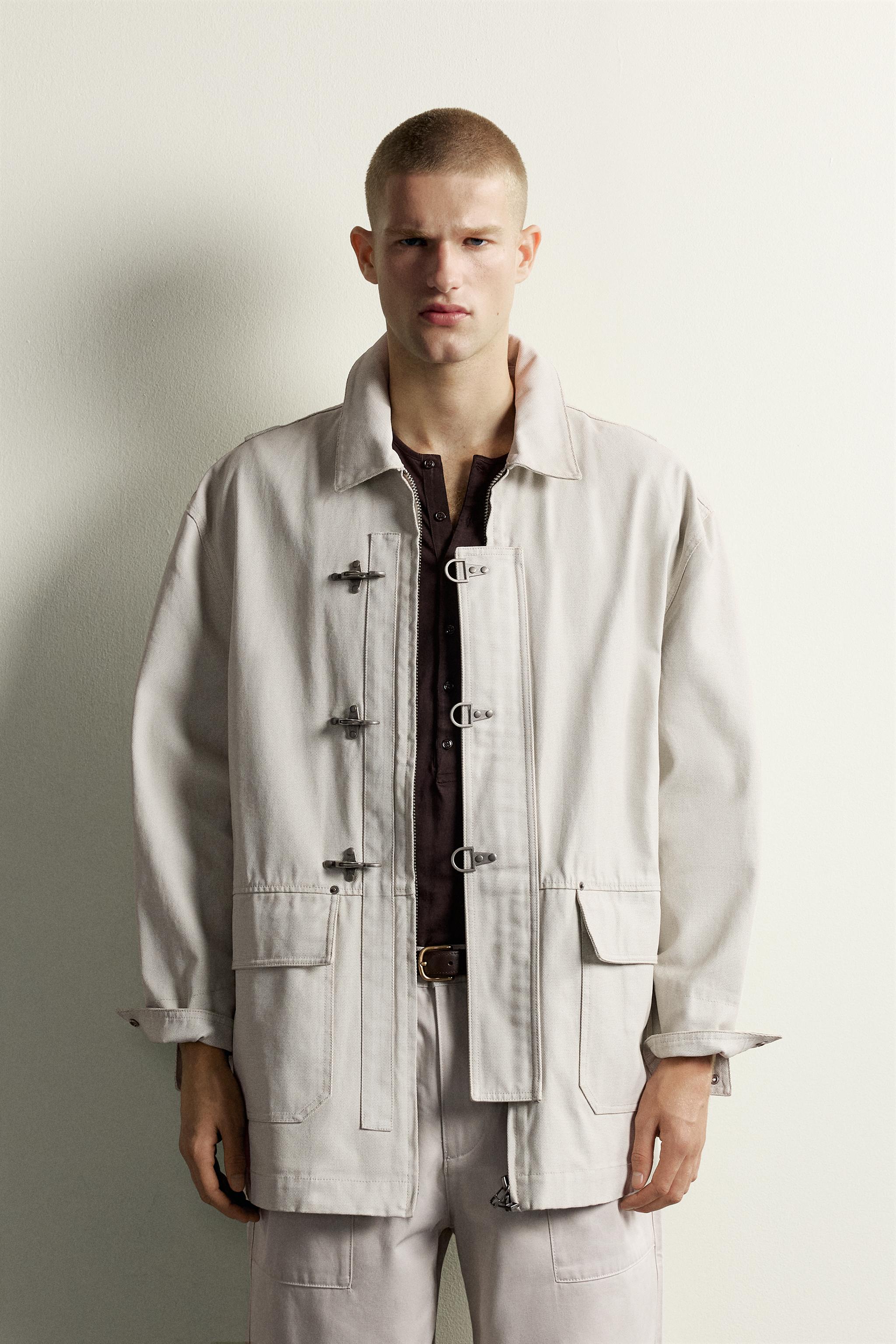 RELAXED FIT FIREMAN CLASP JACKET