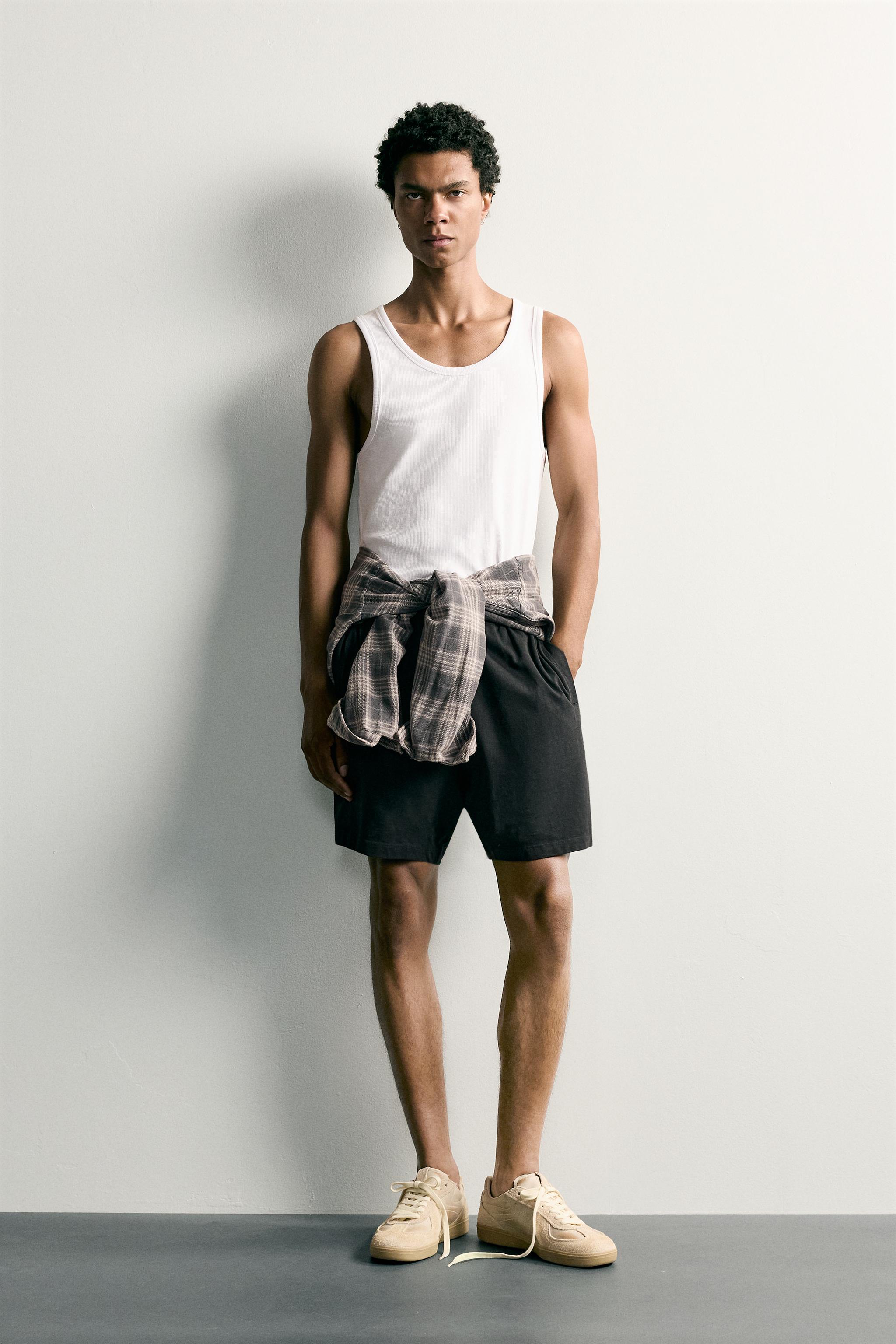 WASHED LIGHTWEIGHT SWEAT BERMUDAS