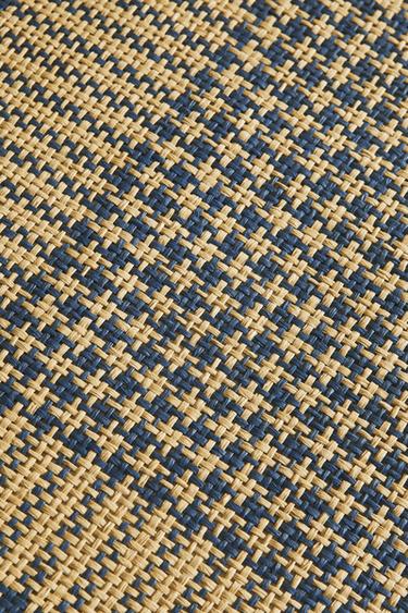 CHECKED PAPER PLACEMAT - Blue by Zara - Image 3